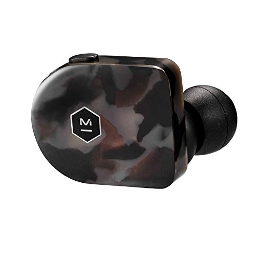 Master & Dynamic MW07 True Wireless Earphones - Bluetooth Enabled Noise Isolating Earbuds - Lightweight Quality Earbuds for Music, Grey Terrazzo (Renewed)