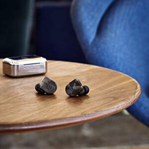 Master & Dynamic MW07 True Wireless Earphones - Bluetooth Enabled Noise Isolating Earbuds - Lightweight Quality Earbuds for Music, Grey Terrazzo (Renewed)