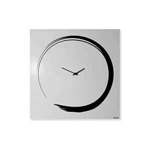 designobjectwall clock senso white 50x50cm made in italy
