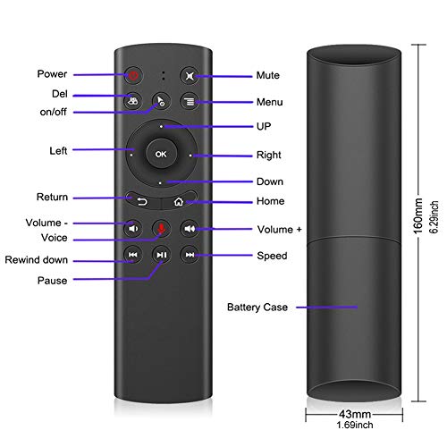 WeChip G20 Voice Remote Wireless Replacement Remote for Nvidia Shield(Versions Before 2019)/PC/Android TV Box/Smart TV