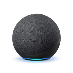 all-new echo (4th generation) international version | with premium sound, smart home hub and alexa | charcoal