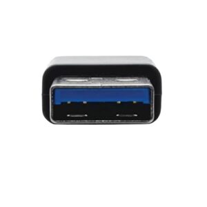 Tripp Lite USB 3.0 SuperSpeed to Gigabit Ethernet NIC Network Adapter 10/100/1000 Mbps(U336-000-R), Black