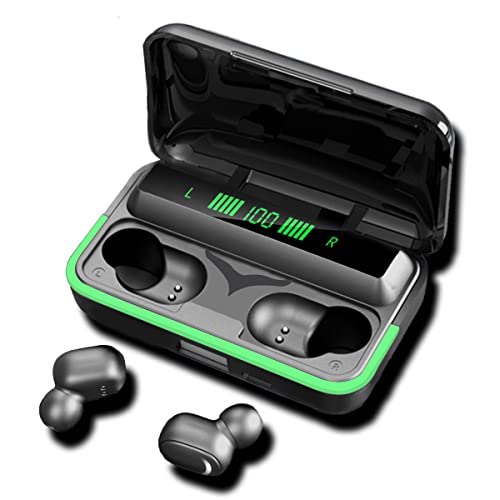 MYCIEMDIX True Wireless Earbuds Bluetooth 5.3 150H Playtime Headphones with 2000mAh Charging Case LED Power Display,IPX4 Waterproof Earphones in Ear Stereo Sound Built-in Mic for Sports iPhone Android