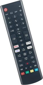 akb76037601 replaced lg remote fit for lg smart tv 32lm577bzua 43up7670puc 55up8000pur 65up8000pur 75up7670pub 49um7300pua 60um6900pua 50up8000pur with dsy+,netflix,prime video,channel buttons