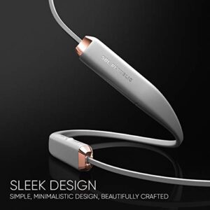 Sol Republic Shadow Bluetooth Wireless Noise Cancelling Neckband Headphones, Grey/Rose Gold