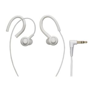 audio technica athcor150wh in-ear headphones, white