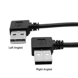 chenyang CY Printer Scanner Cable,USB 2.0 Type A Male to USB 2.0 Type B Male Printer Scanner Cable 90 Degree Angled 50cm