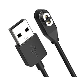 replacement magnetic charging cable for aftershokz aeropex as800/opencomm asc100sg & shokz openrun pro&mini, usb fast charger cord compatible with aftershokz bone conduction headphone as800/asc100sg