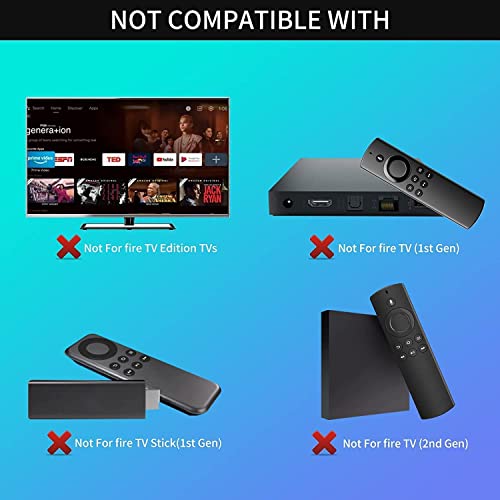 (3rd GEN) L5B83G Voice Replacement Remote for Fire TV Stick (2nd Gen/3rd Ge/Lite/4K) Fire TV Cube (1st Gen & 2nd Gen) and Fire TV (3rd Gen, Pendant Design)