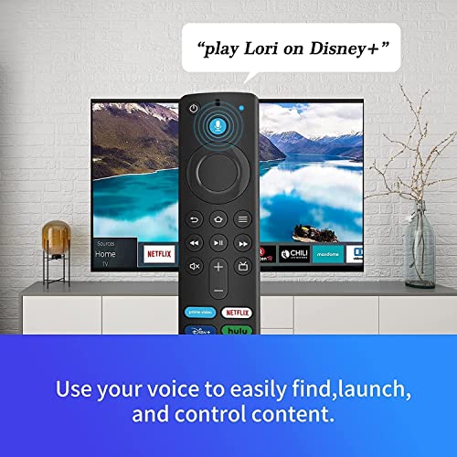 (3rd GEN) L5B83G Voice Replacement Remote for Fire TV Stick (2nd Gen/3rd Ge/Lite/4K) Fire TV Cube (1st Gen & 2nd Gen) and Fire TV (3rd Gen, Pendant Design)