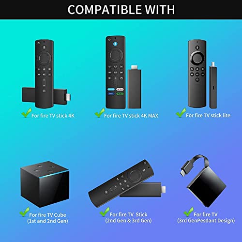 (3rd GEN) L5B83G Voice Replacement Remote for Fire TV Stick (2nd Gen/3rd Ge/Lite/4K) Fire TV Cube (1st Gen & 2nd Gen) and Fire TV (3rd Gen, Pendant Design)