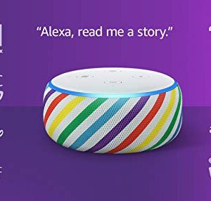 Echo Dot (3rd Gen) Kids Edition, an Echo designed for kids with parental controls - Rainbow