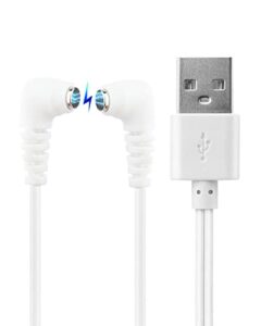 bicmice fast magnetic charger cord for rose and most magnetic massagers dc charging cable with 2-magnet connector