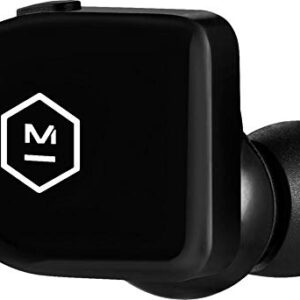 MASTER & DYNAMIC MW07 GO True Wireless Earphones - Water Resistant Earbuds - Sport & Travel Bluetooth, Lightweight in-Ear Headphones - Jet Black