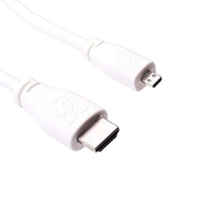 official raspberry pi 4 micro-hdmi to hdmi cable (2 pack)