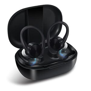 bluetooth t26 true wireless earphones auto pairing bluetooth 5.1 headphones,wireless ear-hook running sports headphones,compatible with ios&android devices