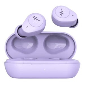 iluv tb200 purple true wireless earbuds cordless in-ear bluetooth 5.0 with hands-free call microphone, ipx6 waterproof protection, high-fidelity sound; includes compact charging case & 4 ear tips