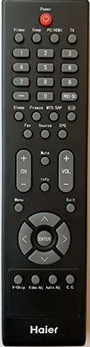 098GRABDANEHRC Remote Compatible with Haier TV HL19D2 HL19D2A HL24XD2 HL24XD2A HL32D1 HL32D2 HL32D2A HL42XD1 HL42XD2 HL42XD2A HL42XD2B L22C1120 L24C1180 L26C1120