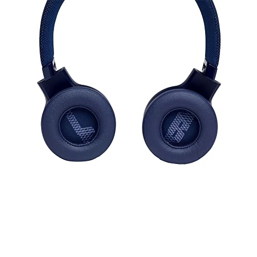 JBL Live 400BT Wireless On-Ear Bluetooth Headphones with up to 24 Hours of Battery Life - Blue (Renewed), One-Size (JBLLIVE400BTBLUAM-cr)