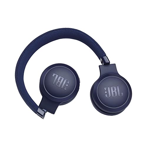 JBL Live 400BT Wireless On-Ear Bluetooth Headphones with up to 24 Hours of Battery Life - Blue (Renewed), One-Size (JBLLIVE400BTBLUAM-cr)