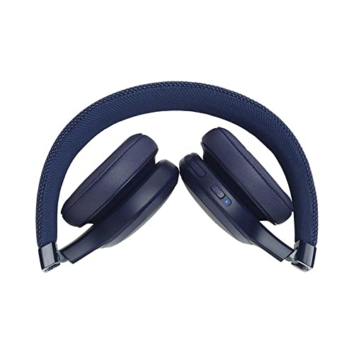 JBL Live 400BT Wireless On-Ear Bluetooth Headphones with up to 24 Hours of Battery Life - Blue (Renewed), One-Size (JBLLIVE400BTBLUAM-cr)