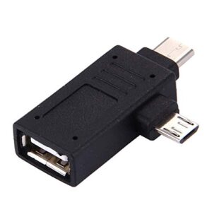 Wblue Phone Accessories USB-C/Type-C Male + Micro USB Male to USB 2.0 Female Adapter