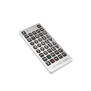 ww products jumbo remote control for tv, vcr, dvd, satellite, cable and more. never loose a remote again