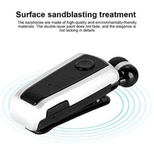 F910 Retractable Bluetooth Earphone Business Lavalier Earphone Sports Bluetooth Headset Voice Prompts Call Vibration Bluetooth V4.1 Anti-Lost