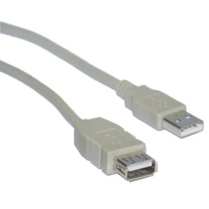 offex of-10u2-02106e 6-foot usb 2.0 extension cable, type a male to type a female, beige