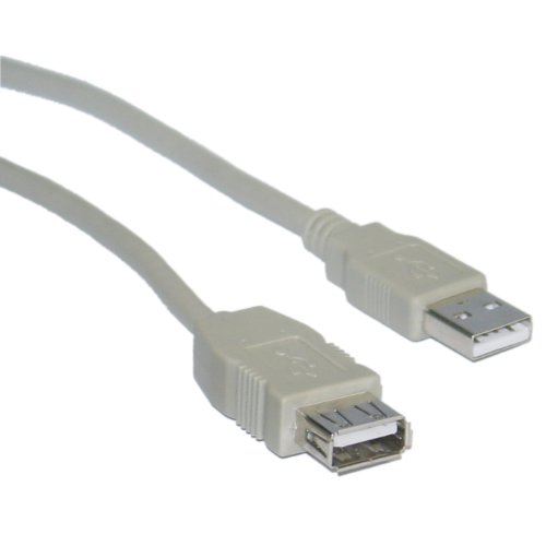 Offex OF-10U2-02106E 6-Foot USB 2.0 Extension Cable, Type A Male to Type A Female, Beige