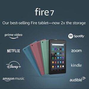 fire 7 tablet, 7″ display, 16 gb, latest model (2019 release), without lockscreen ads, black