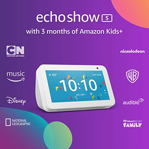 Echo Show 5 with 3 months of Amazon Kids+ (auto-renewal) - Sandstone