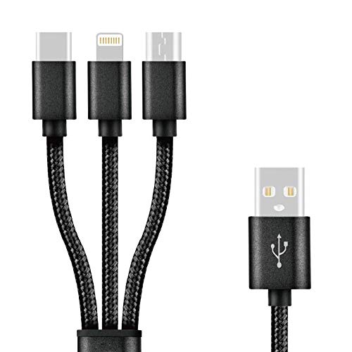 BoxWave Cable Compatible with Panasonic Toughpad FZ-N1 (Cable by BoxWave) - AllCharge miniSync, Retractable, Portable USB Cable for Panasonic Toughpad FZ-N1 - Jet Black