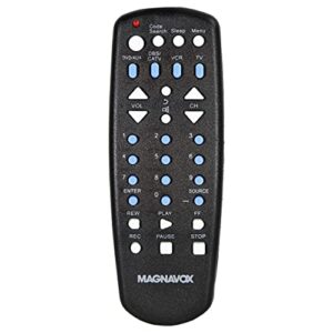 magnavox mc345 4 in 1 universal remote control | control up to 4 devices with 1 remote | works with most major brands | works with tv, dvd, vcr and satellite |