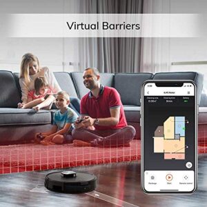 ILIFE A10 Mopping Robot Vacuum Cleaner, Robot Vacuum and Mop Combo, Lidar Navigation,2000Pa Strong Suction,Wi-Fi Connected, Works with Alexa, Multiple-Floor Mapping, for Pet Hair, Hard Floor, Carpets.