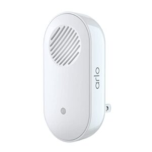 arlo chime 2 – built-in siren, audible alerts, customizable melodies, wi-fi connected, compatible with arlo wired and wireless doorbell camera, security camera, and smart home devices (ac2001)