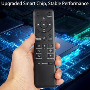 Remote Control Compatible with JBL Soundbar 5.1/3.1/2.1 JBLBAR51BLKAM JBLBAR51BLKEP JBLBAR51BLKAM-Z JBLBAR51IMBLKBR JBLBAR51IMBLKAS Channel 4K Ultra HD Soundbar System with Batteries