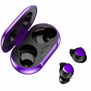Urbanx Street Buds Plus True Bluetooth Earbud Headphones for alcatel Idol 3C - Wireless Earbuds w/Noise Isolation - Purple (US Version with Warranty)