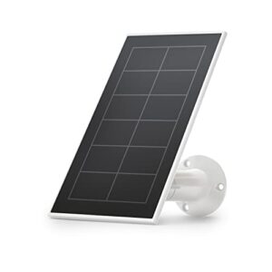 arlo solar panel charger (2021 released) – arlo certified accessory – works with arlo pro 5s 2k, pro 4, pro 3, floodlight, ultra 2, and ultra cameras, weather resistant, easy install, white – vma5600