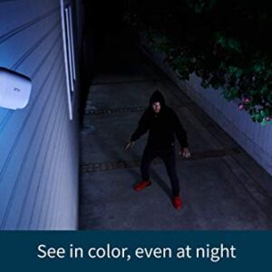 Arlo Essential Spotlight Camera | 3 Pack | Wire-Free, 1080p Video | Color Night Vision, 2-Way Audio, Black (Renewed)