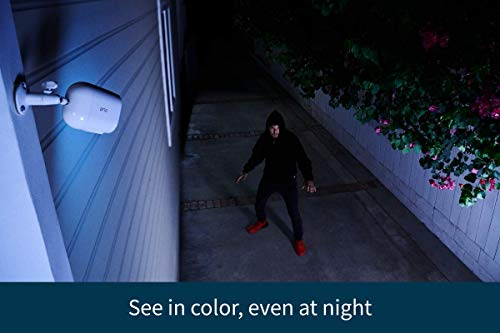 Arlo Essential Spotlight Camera | 3 Pack | Wire-Free, 1080p Video | Color Night Vision, 2-Way Audio, Black (Renewed)