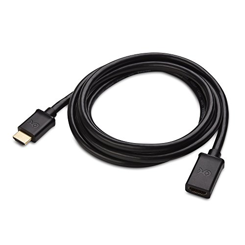 Cable Matters 2-Pack High Speed HDMI Extension Cable 6 ft (Male to Female HDMI Extender Cable) with Ethernet - 3D and 4K Resolution Ready