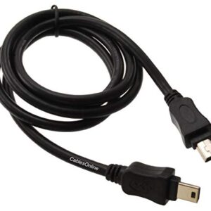 3ft CablesOnline USB 2.0 Mini-B 5-Pin to Mini-B 5-Pin Male/Male Cable, USB2-5503