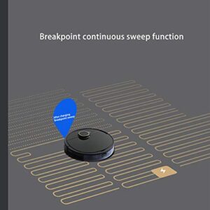 Portable Self-Charging Slim Carpet Cleaner Machine Sweep Multi-Function Vacuum Cleaner, APP Control Operation Home Automatic Sweeping with Timing Path Planning and Voice Prompts Function