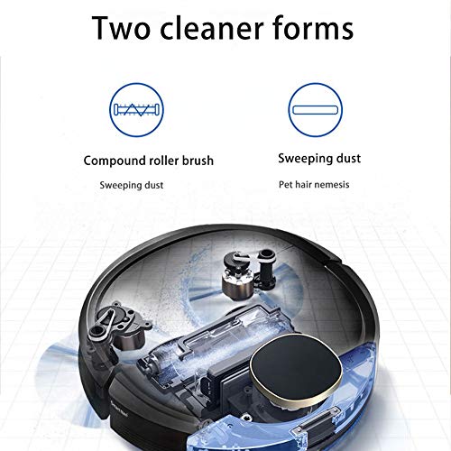 Portable Self-Charging Slim Carpet Cleaner Machine Sweep Multi-Function Vacuum Cleaner, APP Control Operation Home Automatic Sweeping with Timing Path Planning and Voice Prompts Function