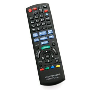 n2qayb000719 replacement remote control fit for panasonic blu-ray disc dvd player dmp-bdt220 dmp-bdt120 dmp-bdt220cp dmpbdt220 dmpbdt120 dmpbdt220cp