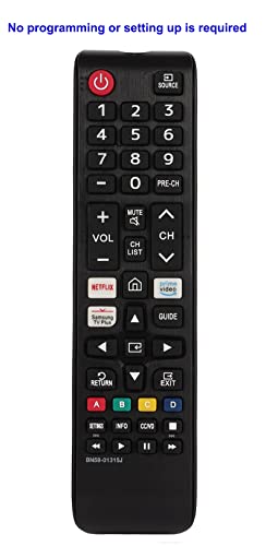 BN59-01315J Remote Control Replacement for Samsung Smart TV 4K UHD Curve Ultra HDTV LED 6 7 8 Series TVs - No Setup Required