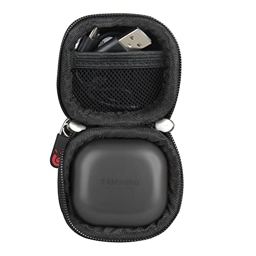 Hermitshell Travel Case for Samsung Galaxy Buds Live/Samsung Galaxy Buds Pro/Samsung Galaxy Buds 2 True Wireless Earbuds (Black)