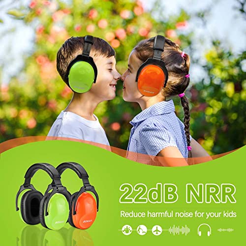 ZOHAN Kids Ear Protection 4 Pack(Nebula&Rap&Green&Orange)