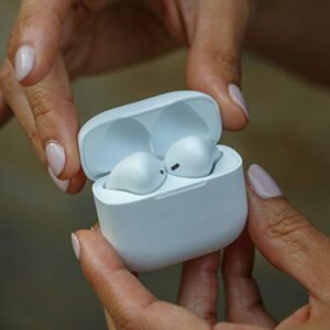 BoomPods Zero Buds Bluetooth Earbuds - Powerful Compact Buds True Wireless and Big Sound with Bluetooth 5 (Black) (White)